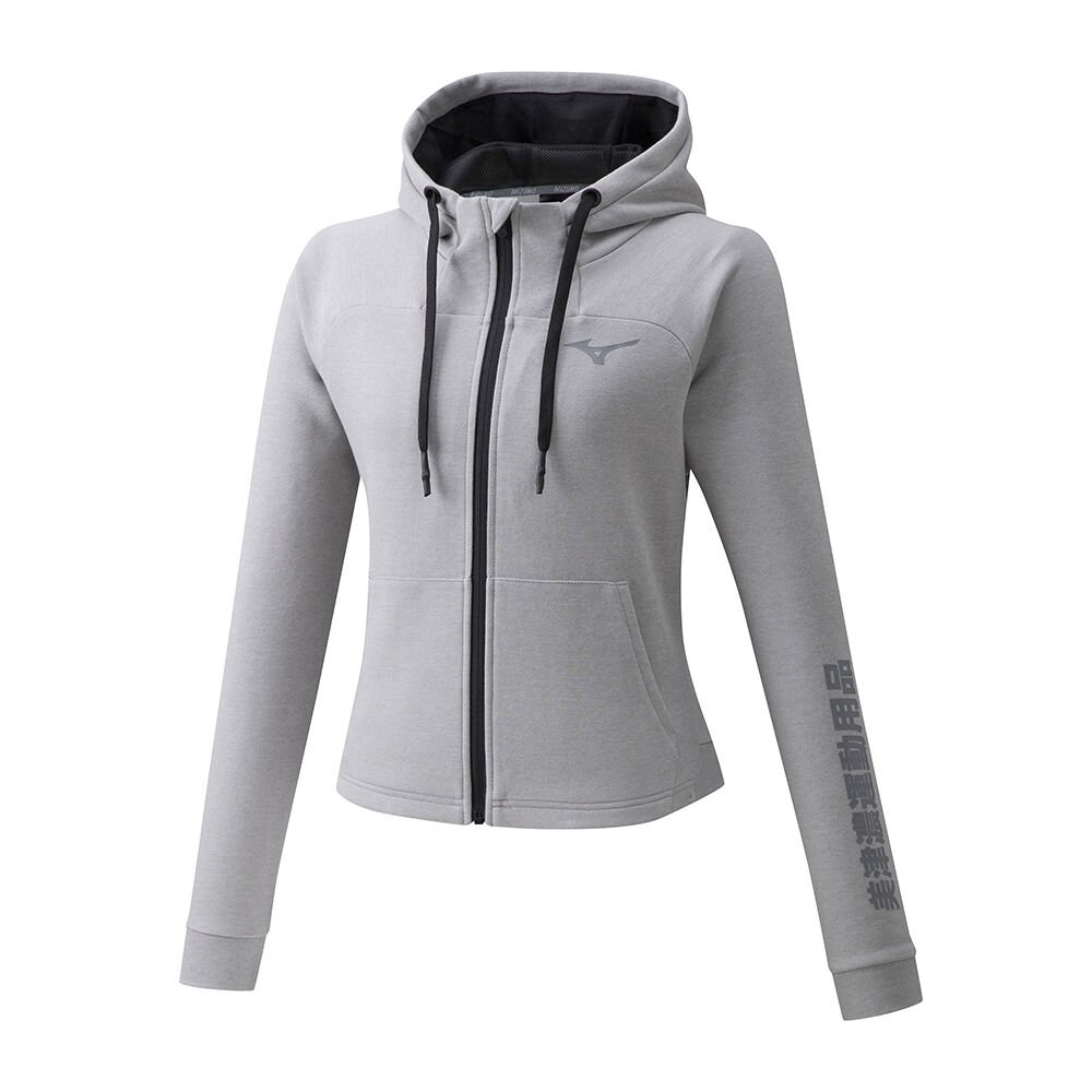 Mizuno Women's Zip Hoodie Grey (K2GC020406-DRU)